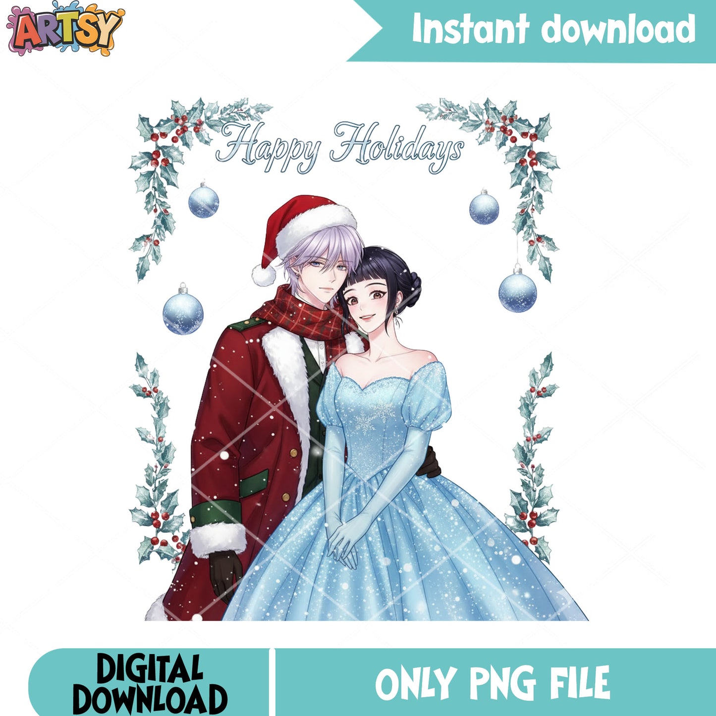 Anime christmas png, merry christmas​ png, christmas gifts png