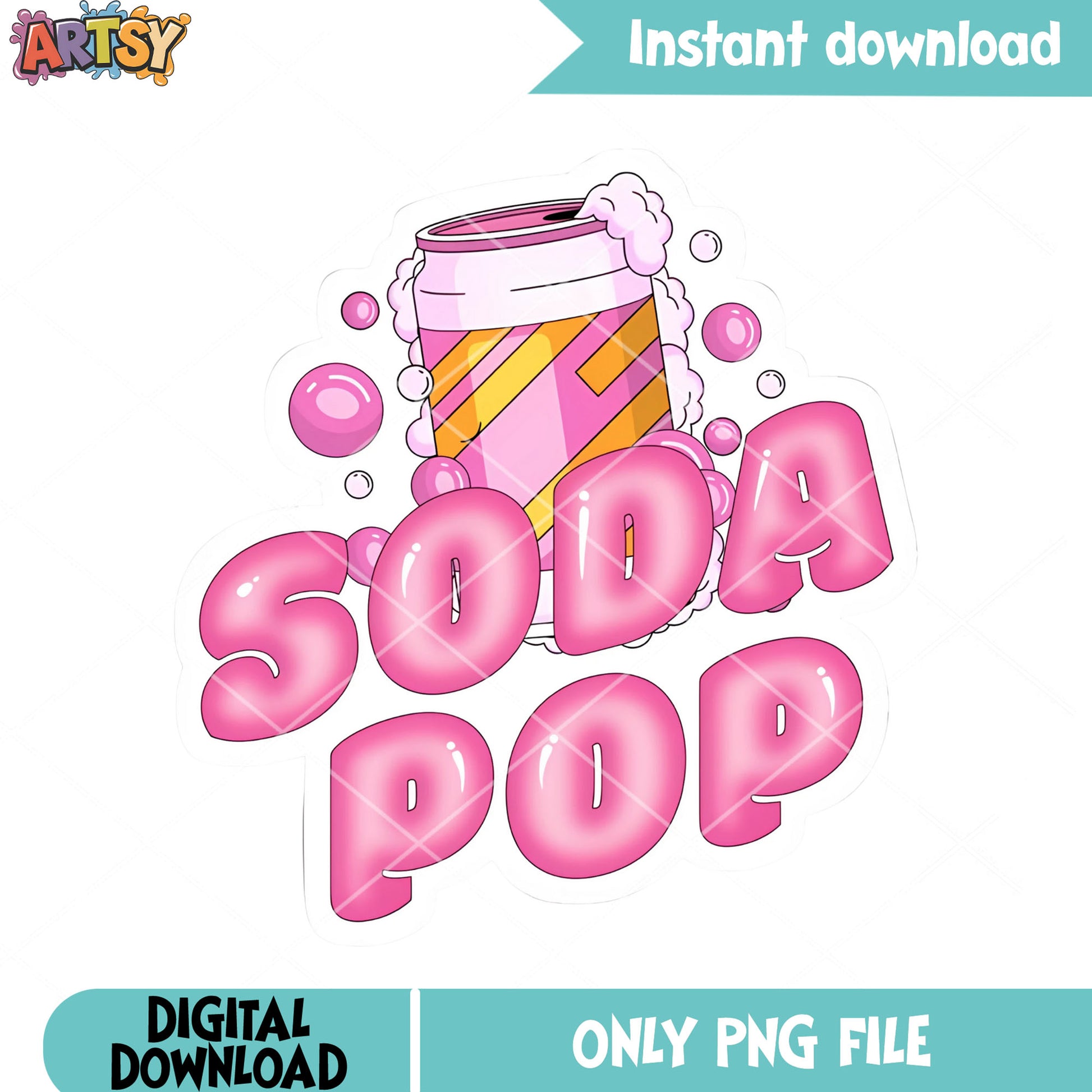 Anime soda pop pink color png, logo soda pop png, pop soda png