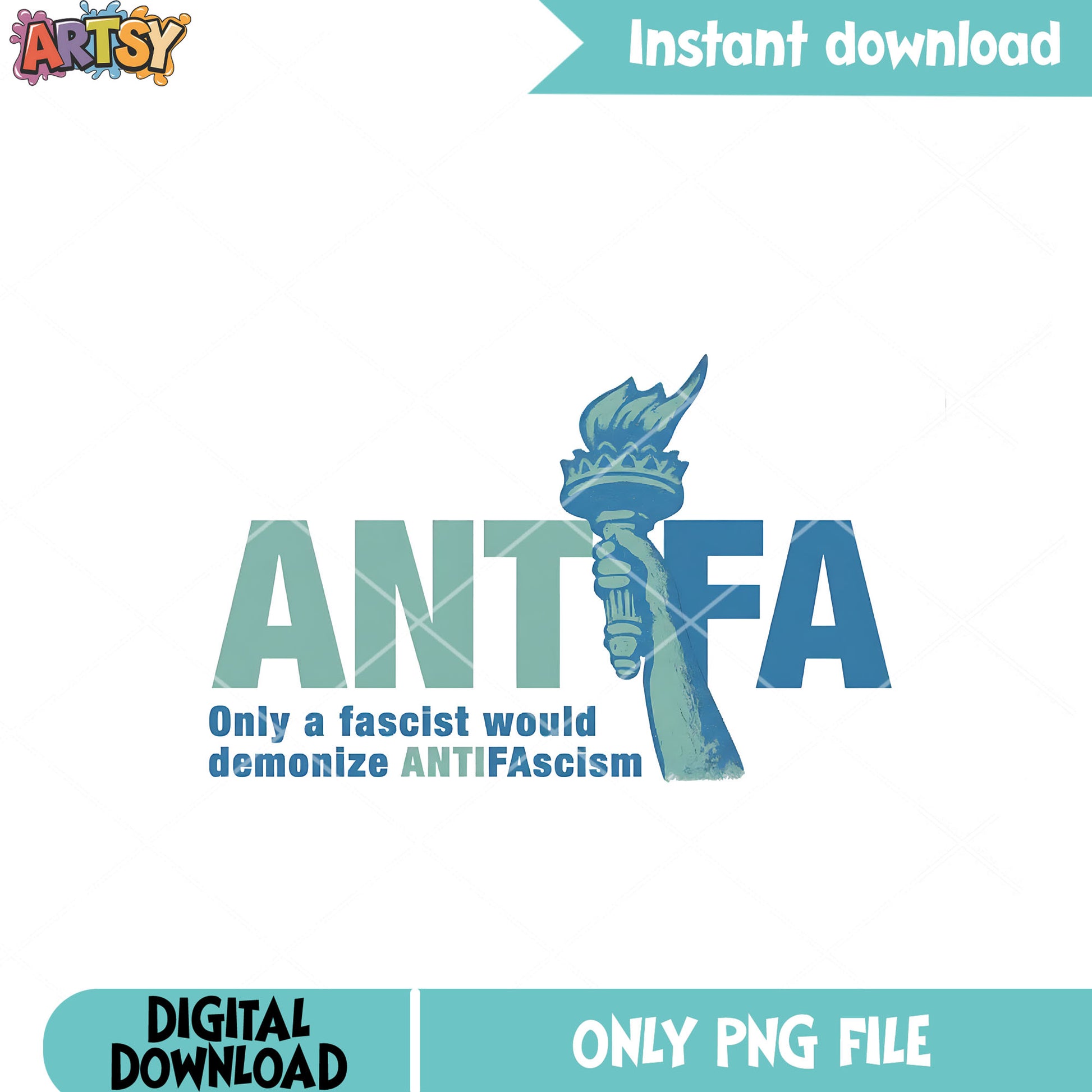 Antifascism liberties png, father graffiti png, man of god png