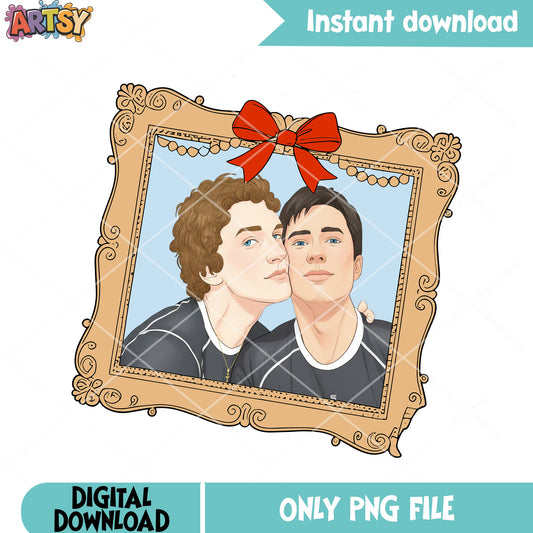 A picture of gay couple png, ilya rozanov png, shane hollander png