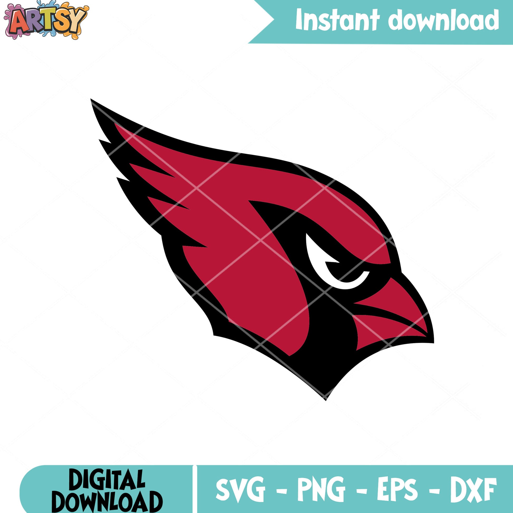 Arizona cardinal logo svg, national football leauge svg, nfl team svg