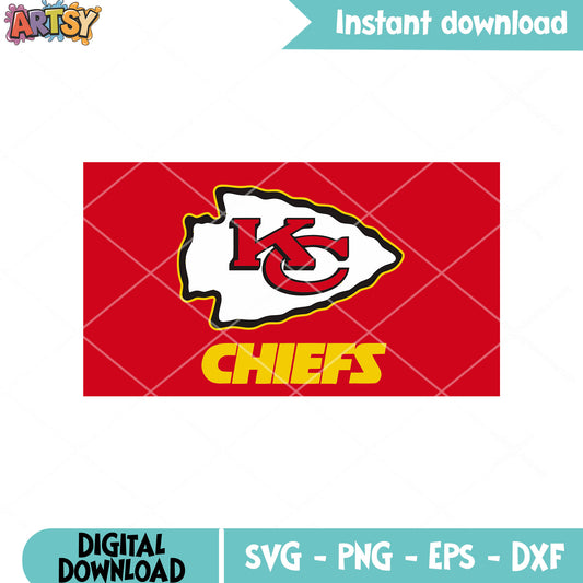 Arrowhead logo kc chief svg, nfl logo svg, Kansas city chief svg