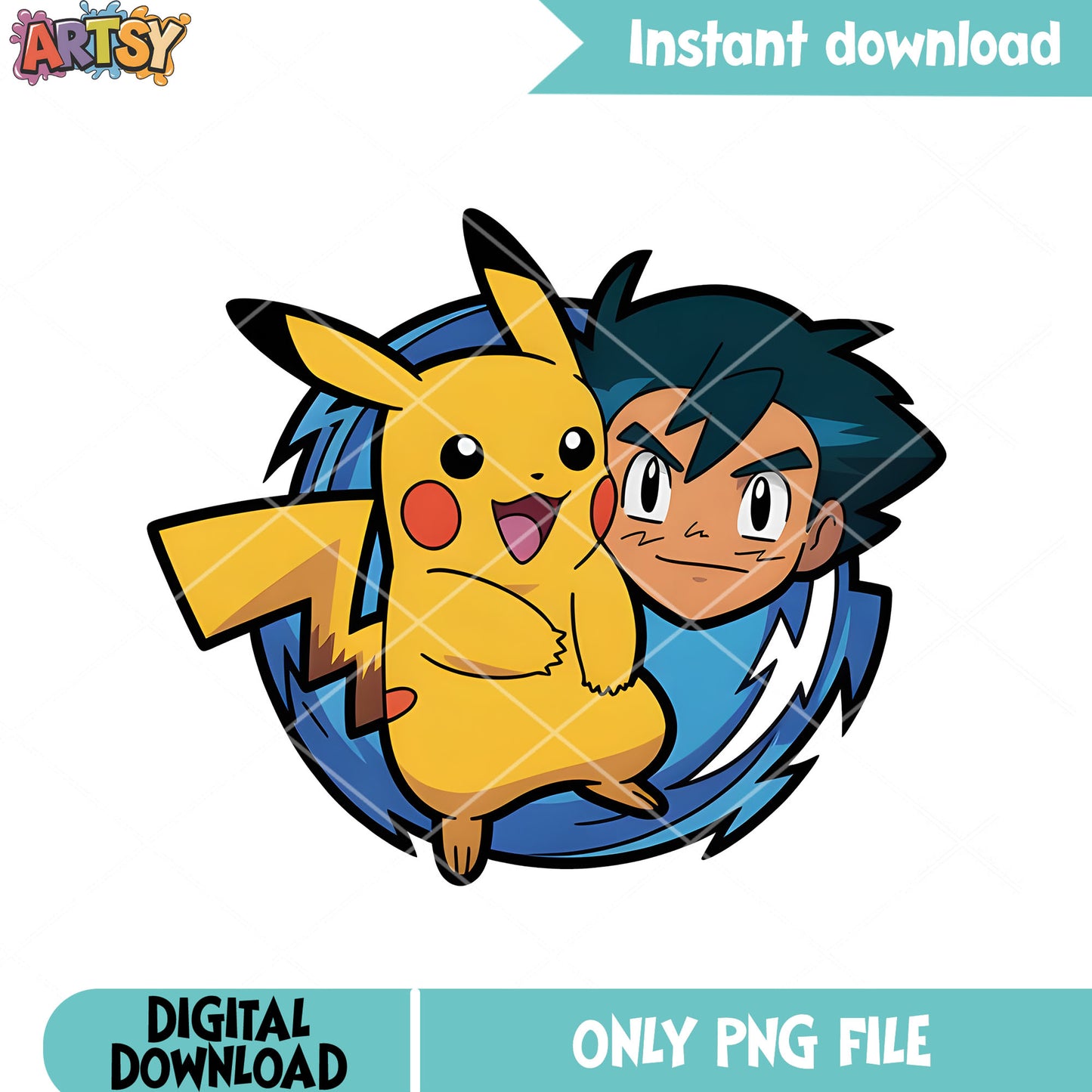 Ash and pokemon poster png, pokemon pikachu png, pokemon​ ash ketchum png