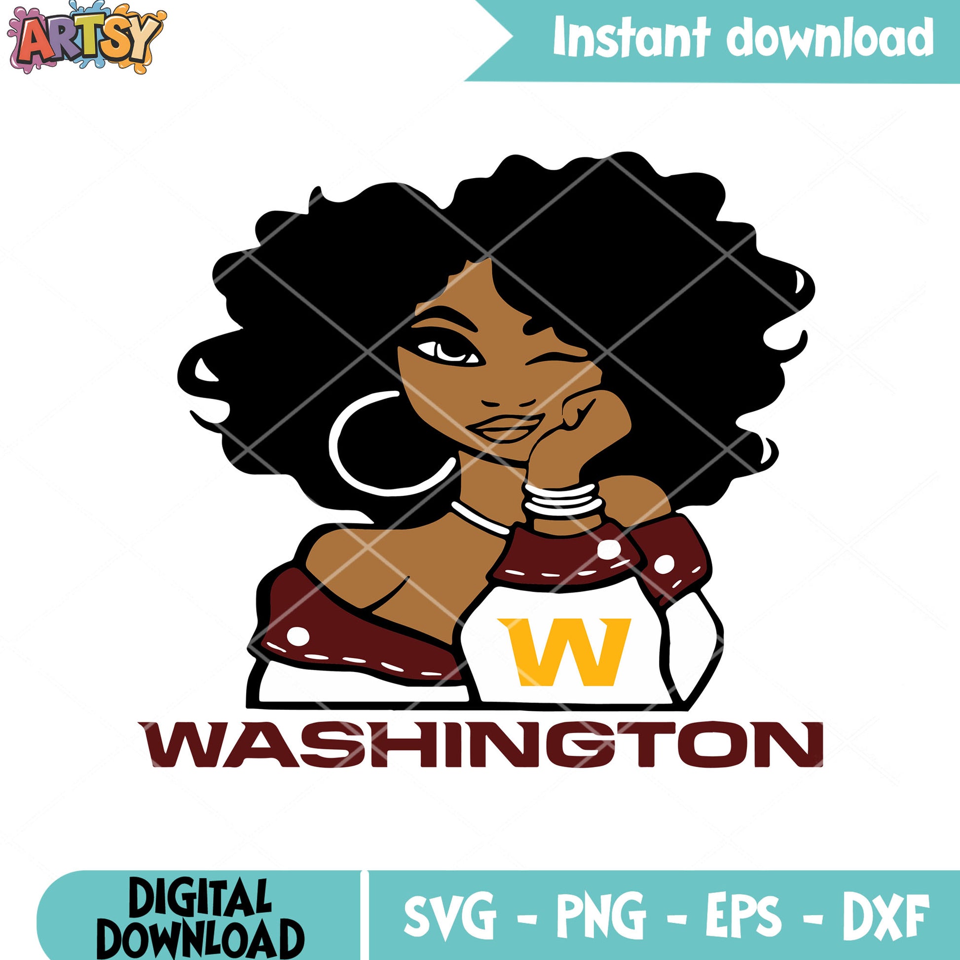 Attractive girl svg, washington redskin svg, varsity football jacket svg