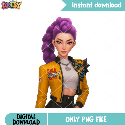 Attractive look rumi huntrix png, huntrix rumi png, huntrix movie png