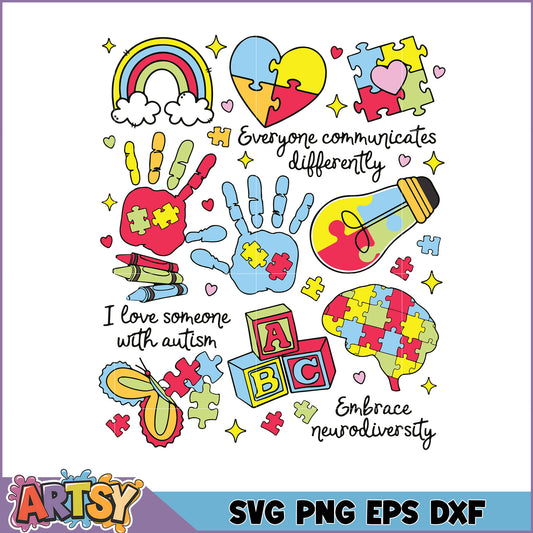 Autism Awareness SVG Design Download