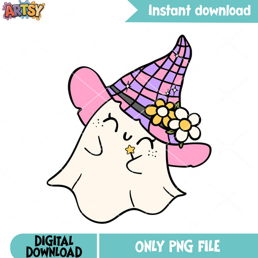 Baby blanket png, pink witches hat​ png, halloween scary png
