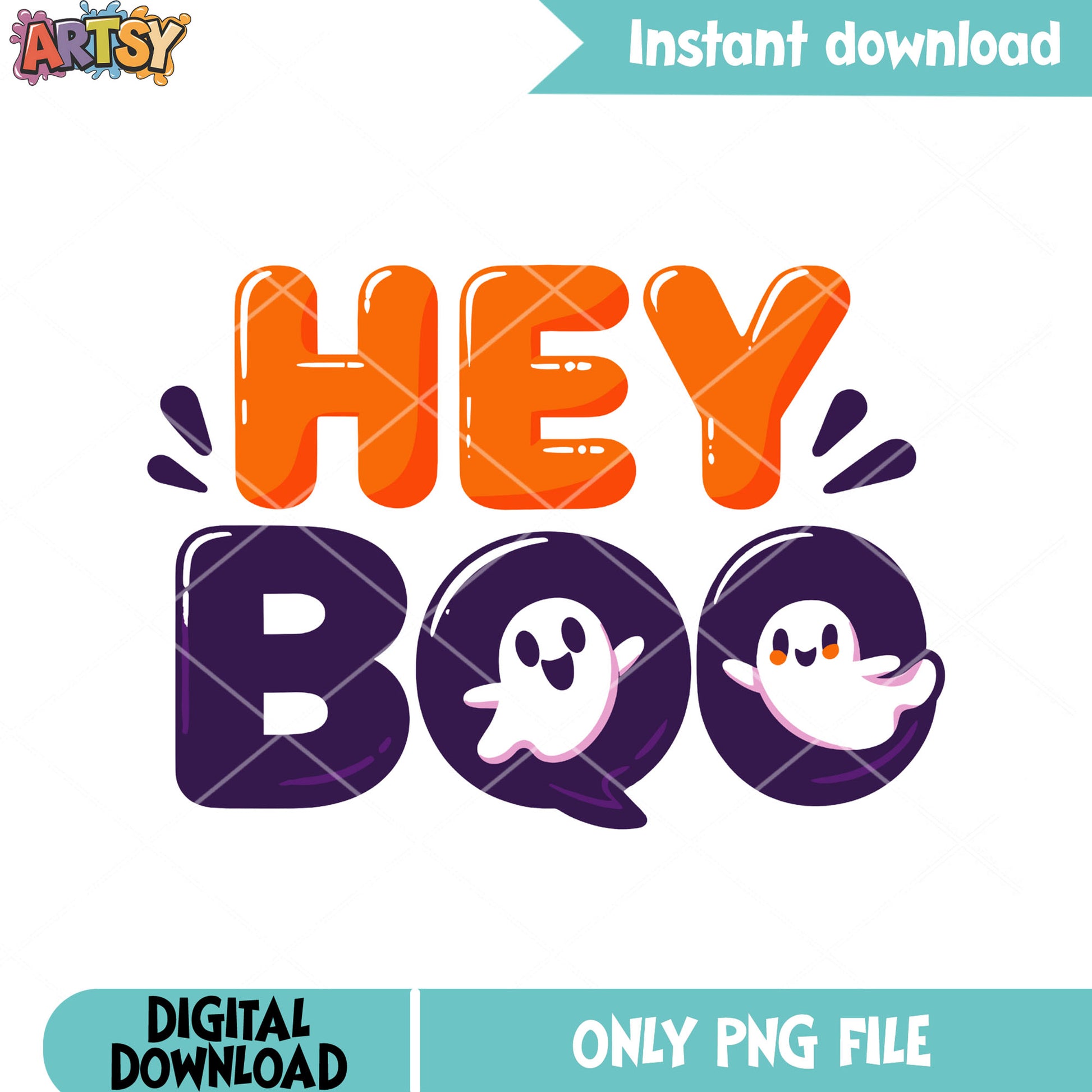 Baby boo spirit png, cute halloween art png, halloween scary png