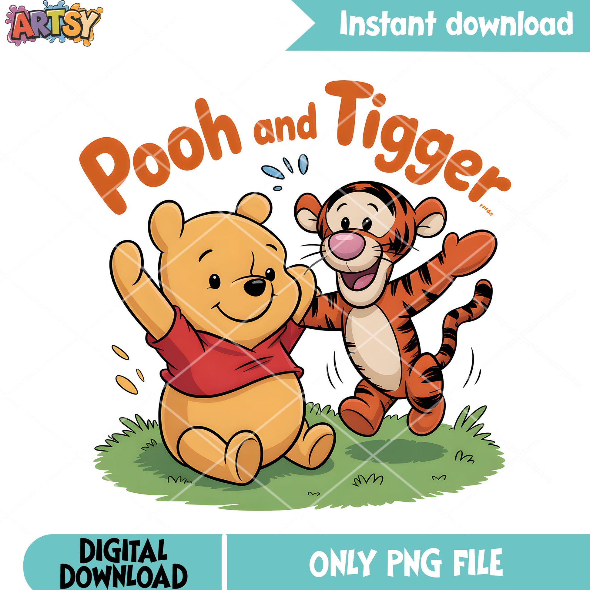 Baby friends pooh bear png, winnie the pooh tiger png, pooh bear png