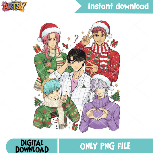 Baby saja christmas costume png, abby saja png, kpop demon hunters png