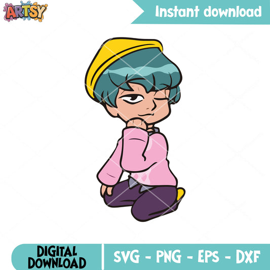 Baby saja hunters svg, baby saja boys svg, kpop demon hunters svg