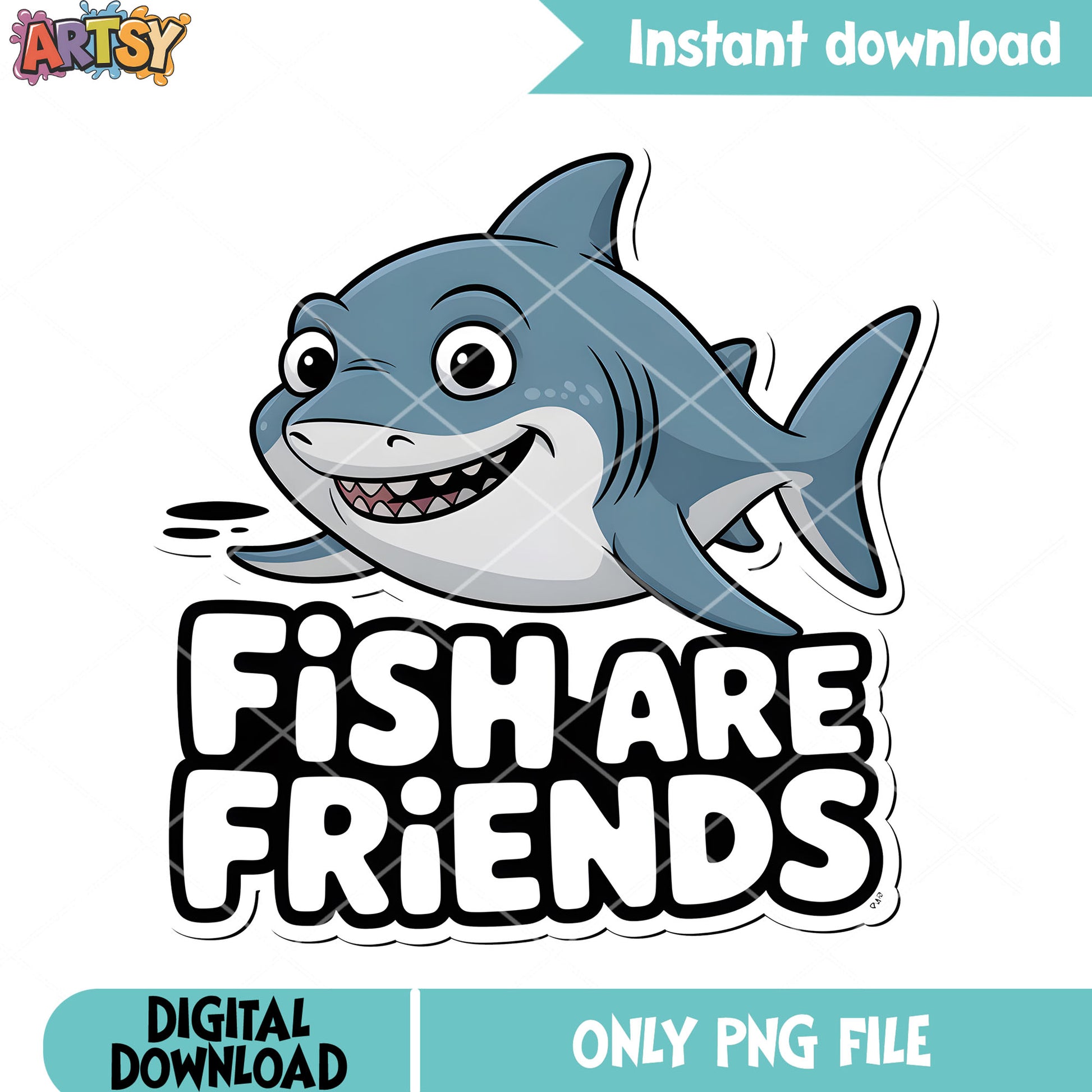 Baby shark love fish png, finding nemo png, bruce the shark​ png
