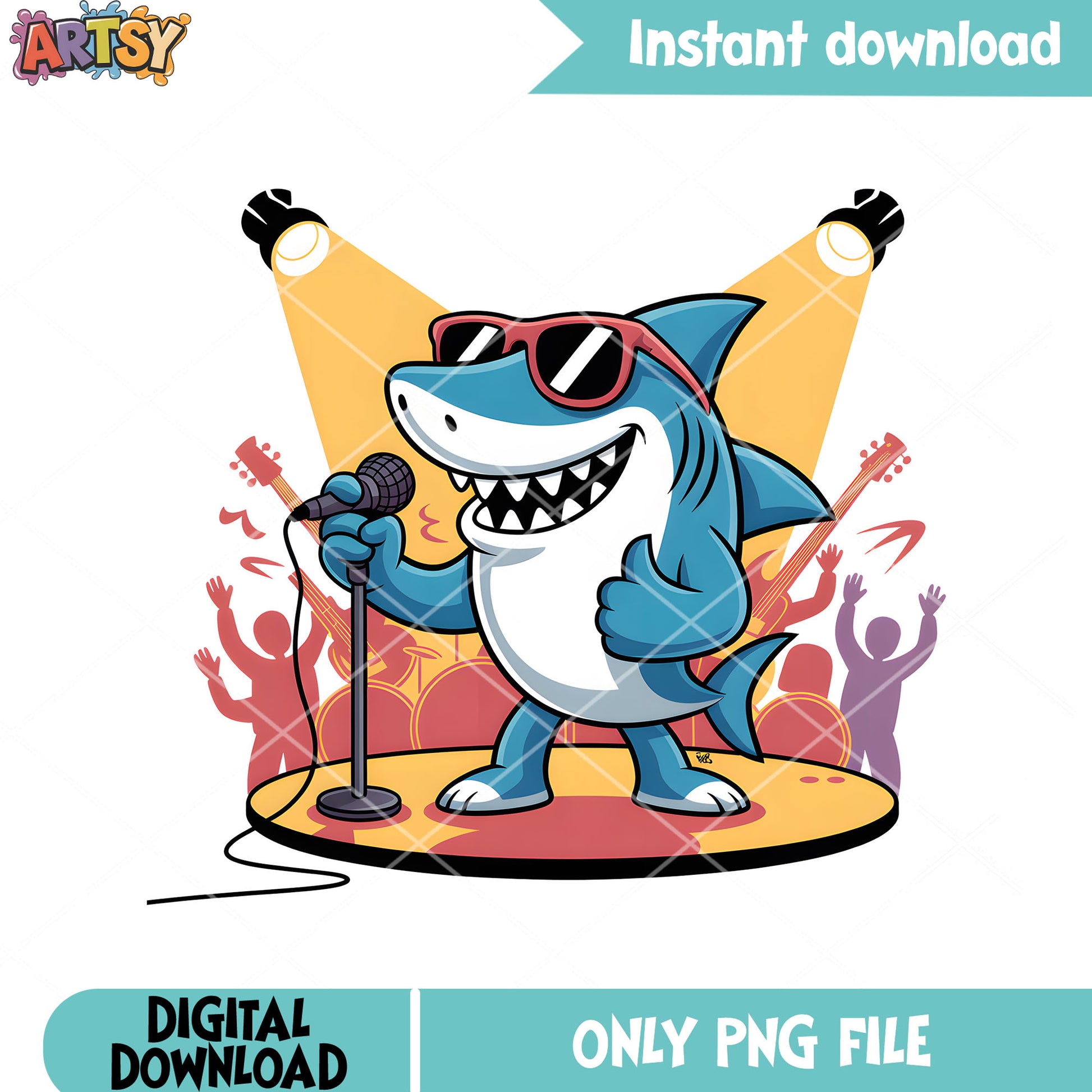 Baby shark singer png, bruce the shark png, nemo and friends​ png