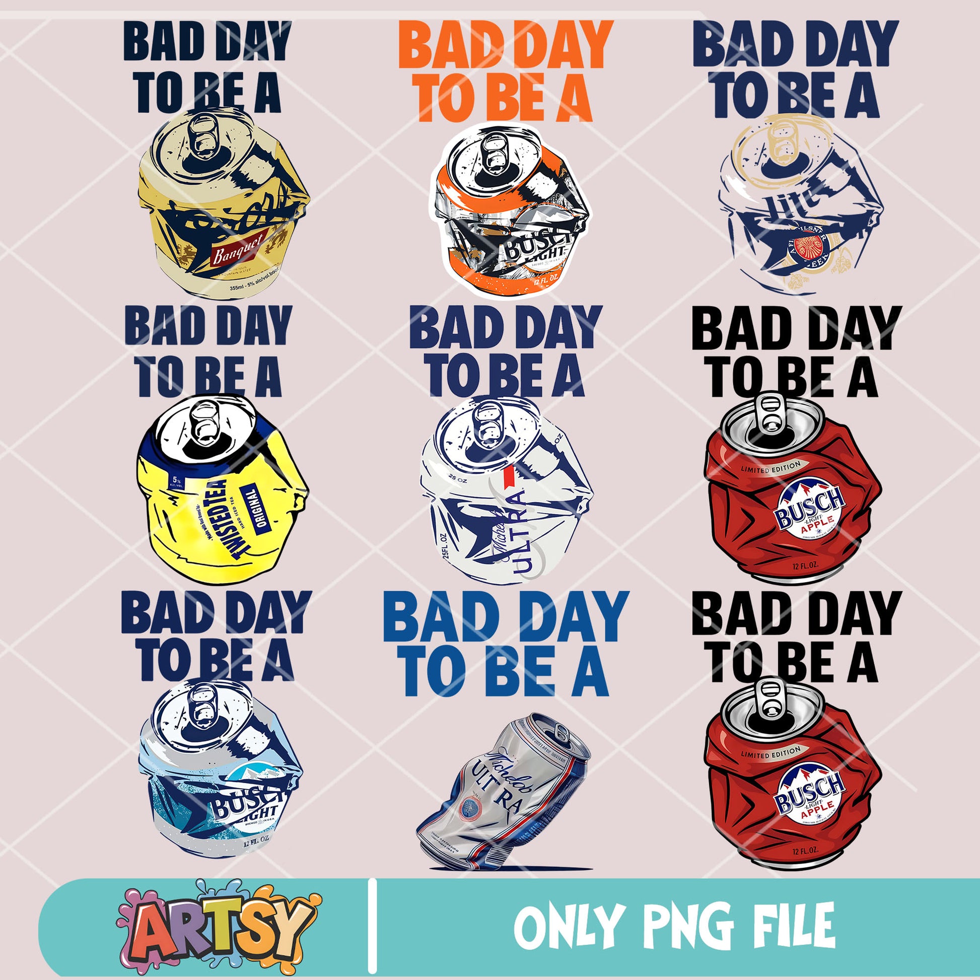 Bad day to be busch png bundle, Busch Apple png, Busch light png
