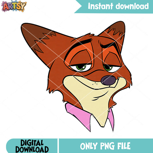 Bad look fox nick png, zootopia poster png, nick zootopia png
