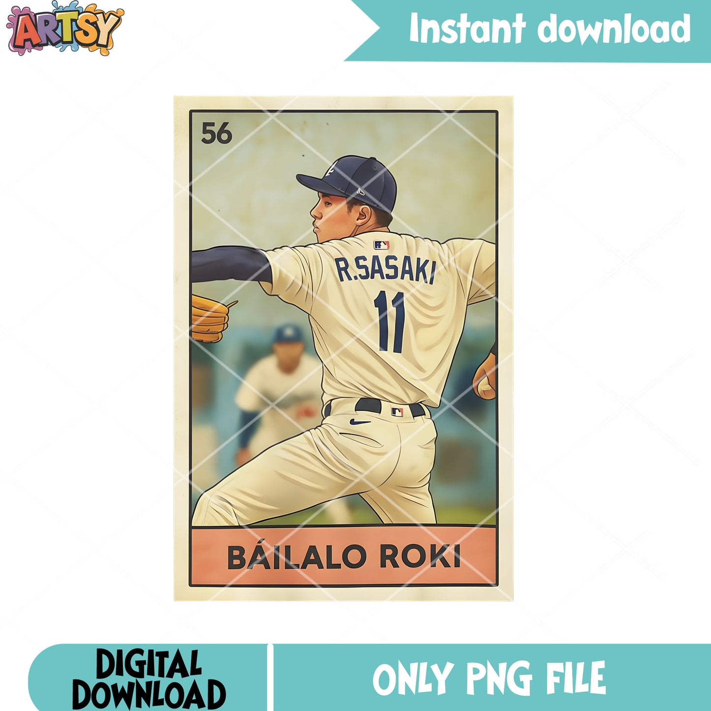 Bailalo roki sasaki png, ​​Los angeles dodgers baseball​ png, nl west png