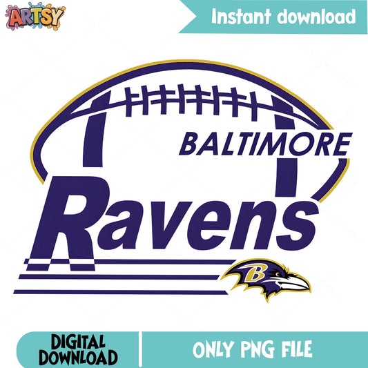 Baltimore Ravens PNG, NFL Football Team Clipart, Ravens PNG