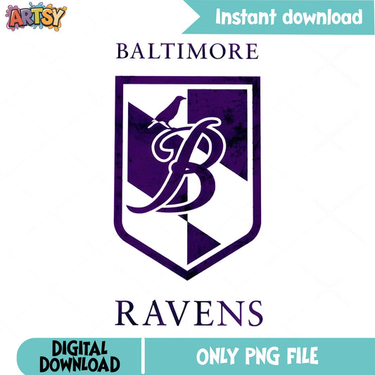 Baltimore Ravens PNG, NFL Football Team Logo, Ravens PNG