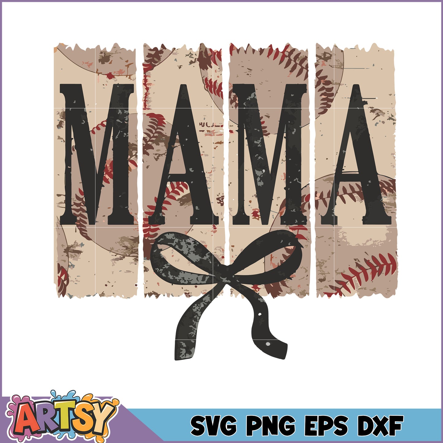 Baseball Mama SVG Cut File