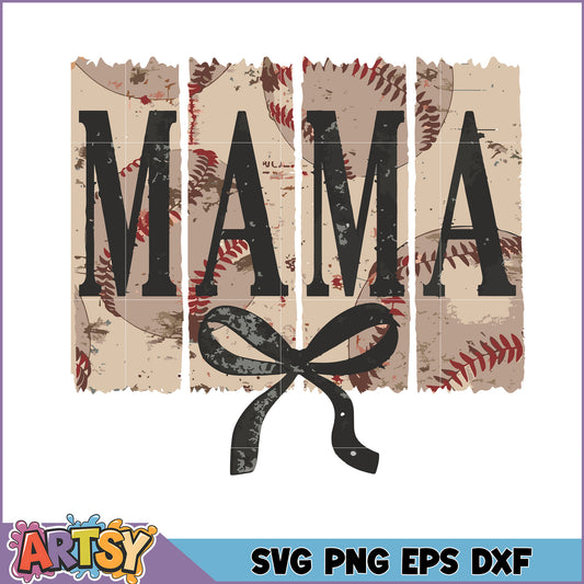 Baseball Mama SVG Cut File
