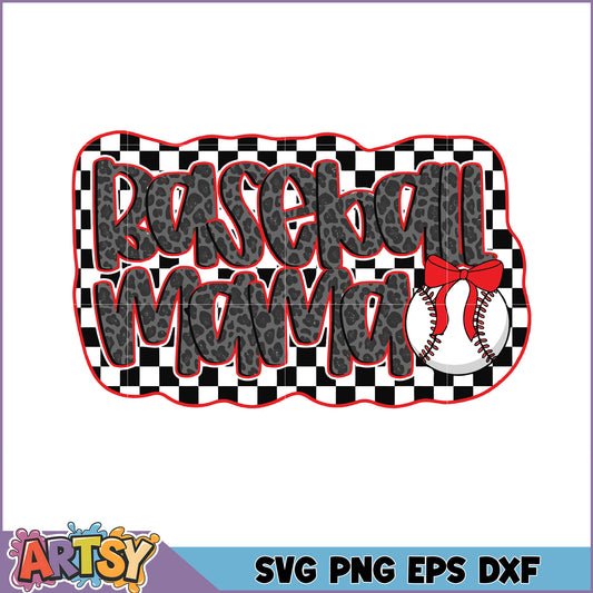 Baseball Mama SVG Design for Crafting and Personal Use