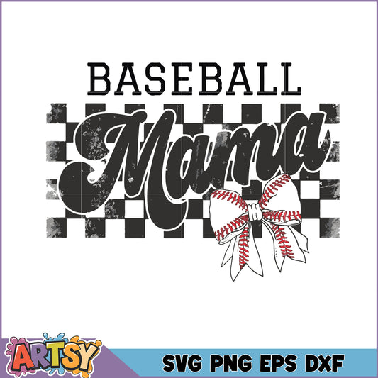 Baseball Mama SVG Graphic for Sports Enthusiasts Design