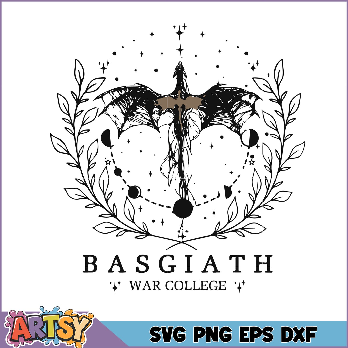 Basgiath War College Dragon SVG