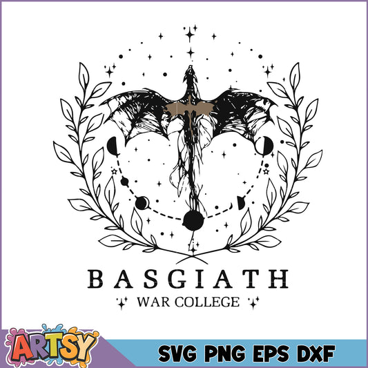 Basgiath War College Dragon SVG