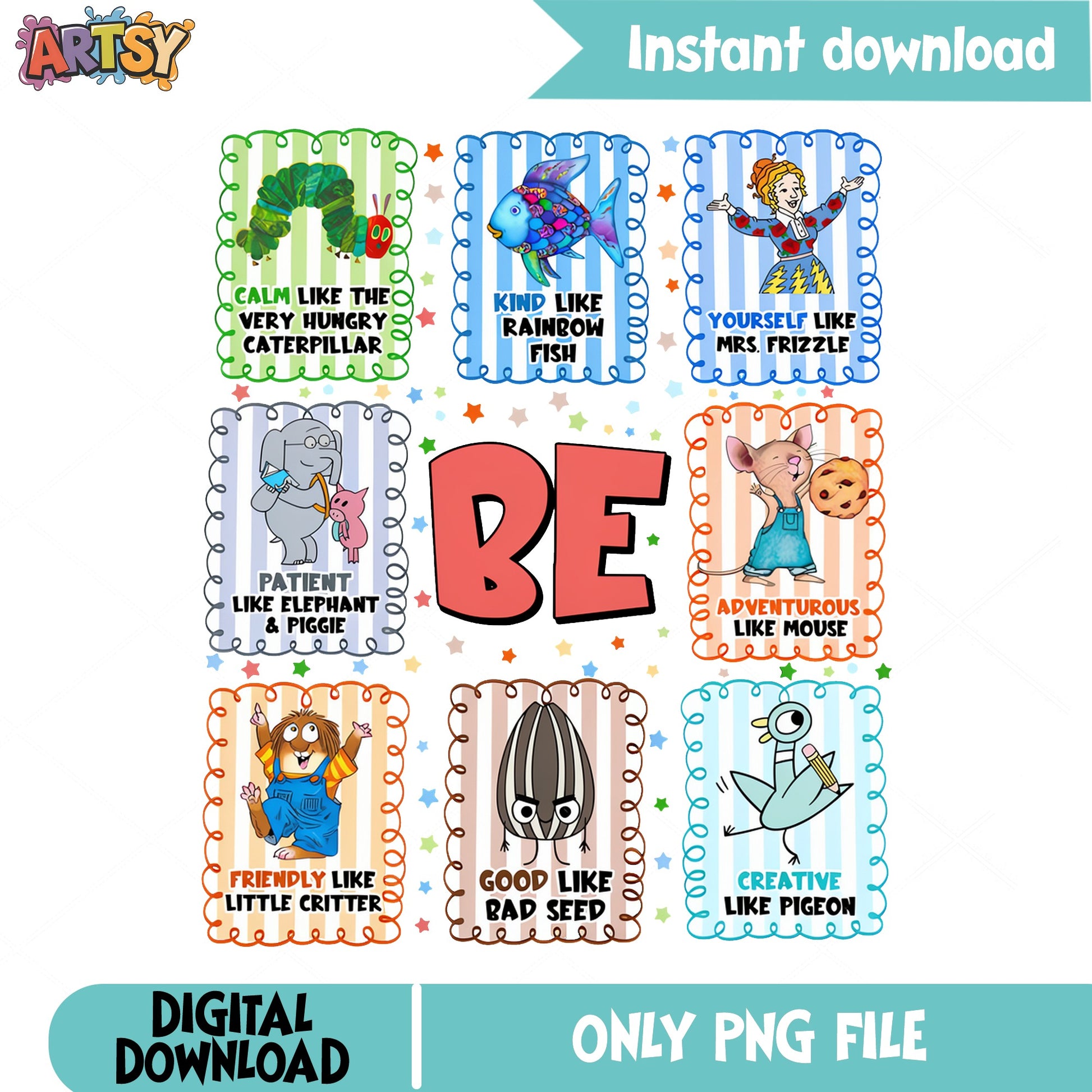 Be Kind Book Characters PNG, Teacher Reading Classroom PNG, Kids Book PNG