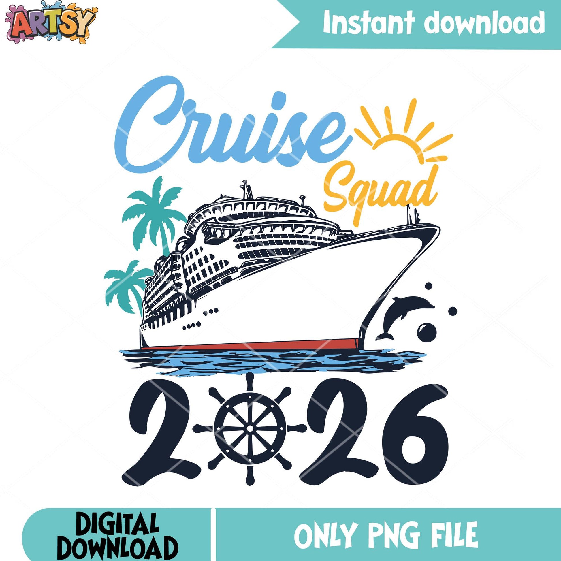 Beach squad cruise png, disney vibes png, cruise travel png