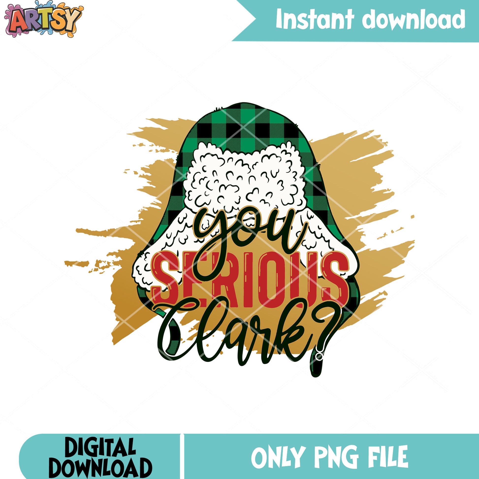 Beani in christmas png, christmas movie png, Clark Griswold png