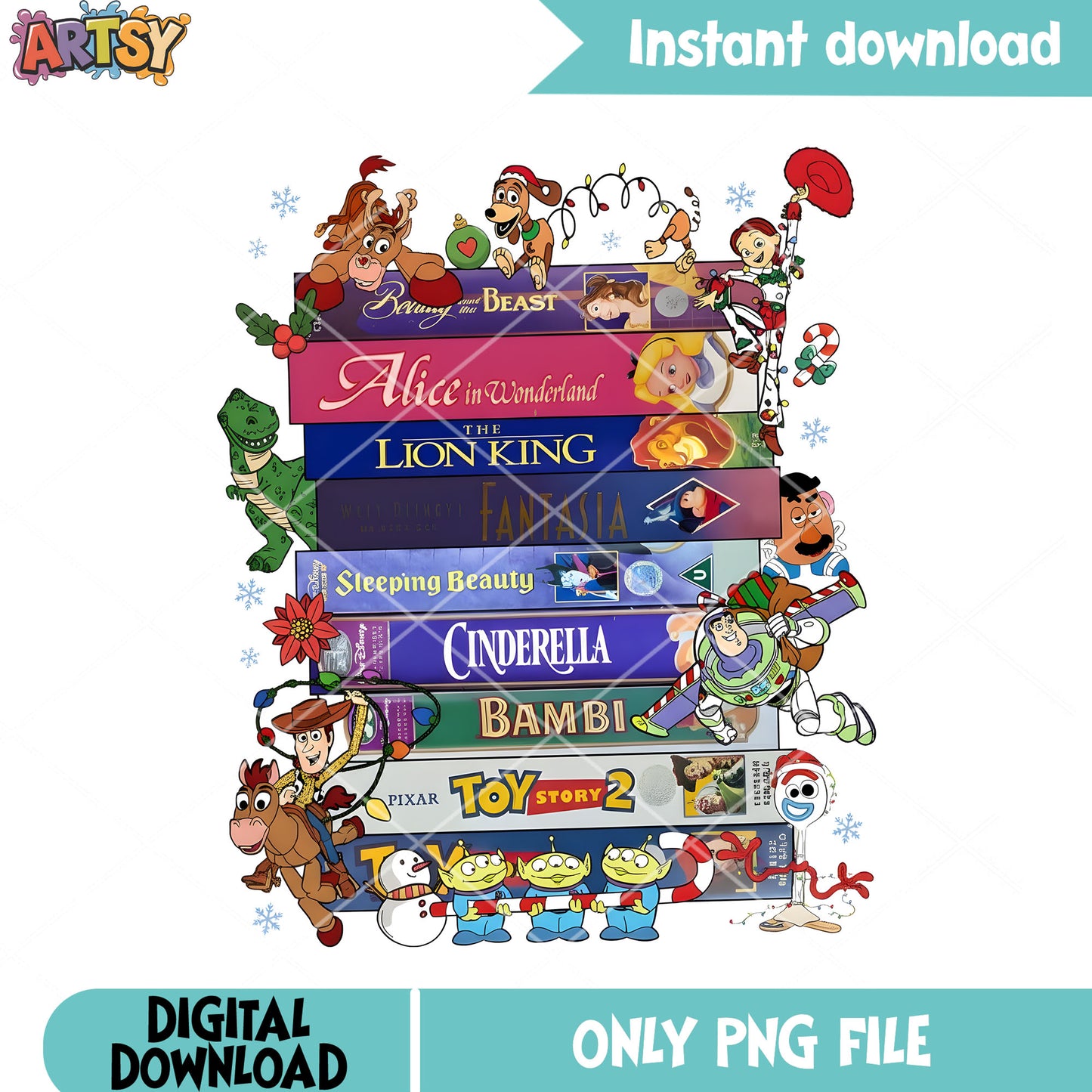 Beauty and the beast png, sleeping beauty png, toy story 2 png