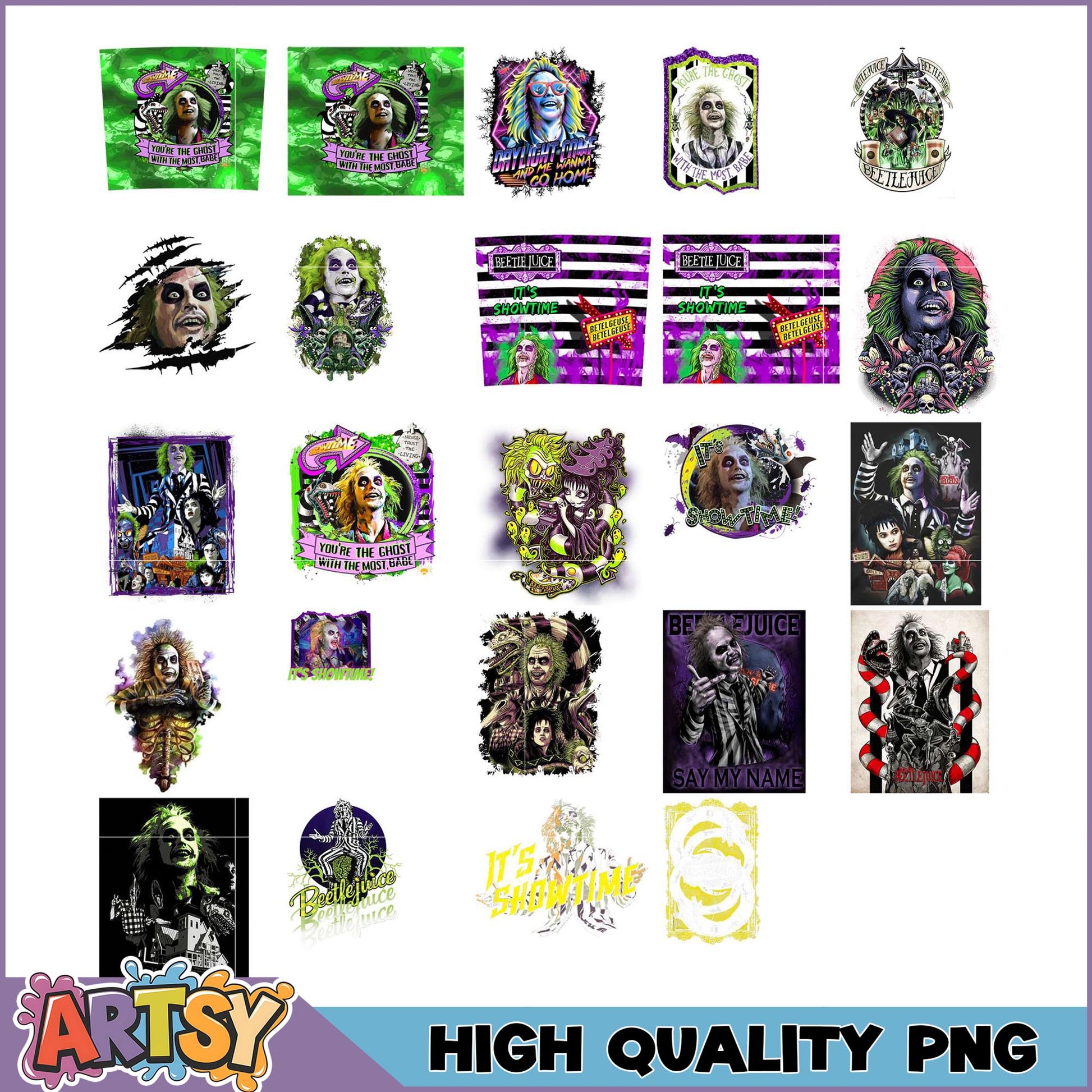 Beetlejuice PNG Bundle High-Quality Images