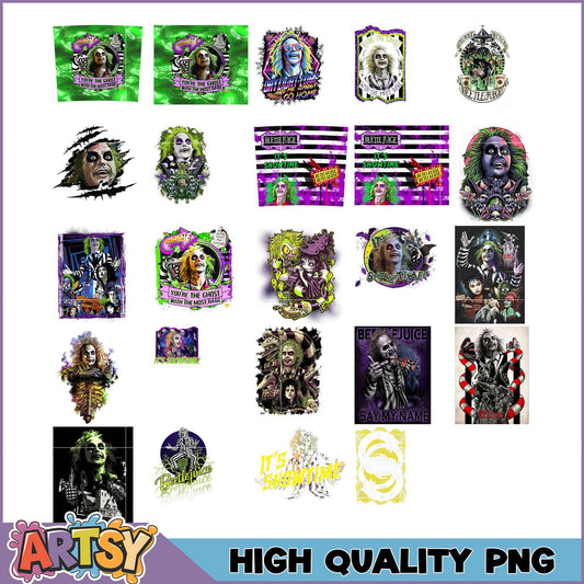Beetlejuice PNG Bundle High-Quality Images