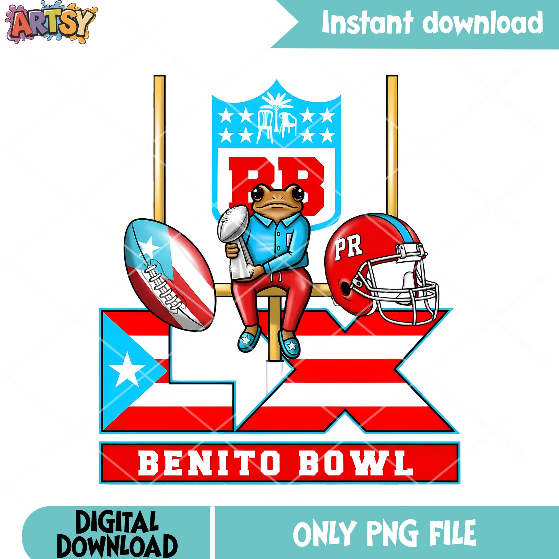 Benito bowl benito frog png, nfl super bowl png, benito nfl png