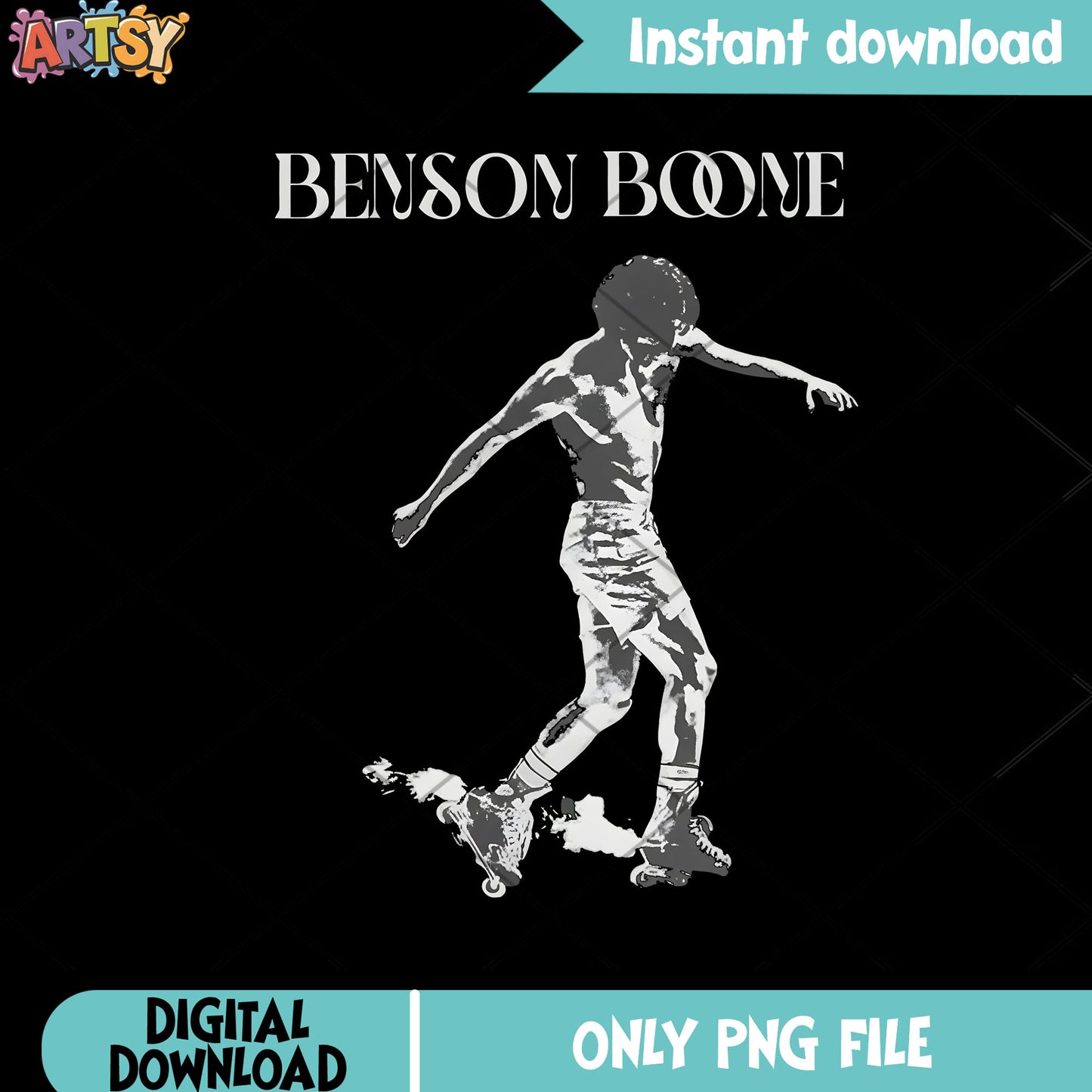 Benson boone tour png, American Heart Tour png, Mr Electric Blue png