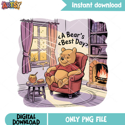 Best summer day pooh day png, pooh winnie bear png, disney poster png