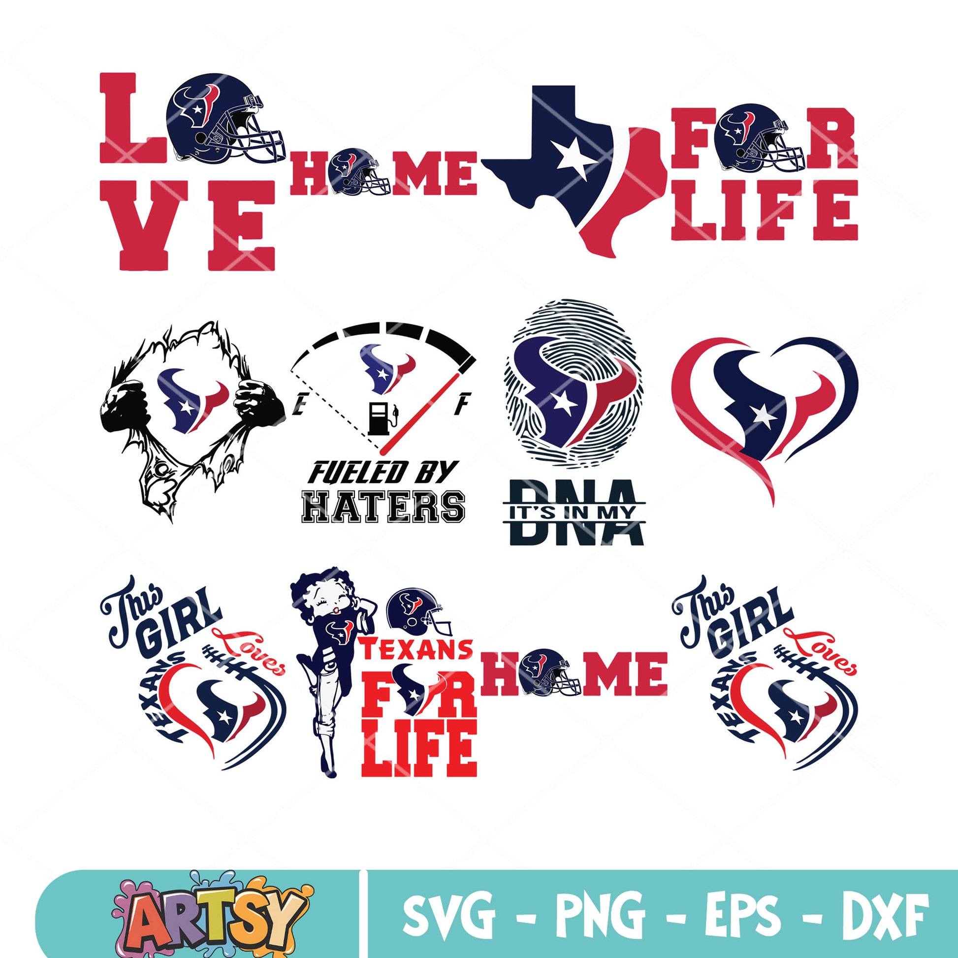 Betty boop texans bunfle svg, houstans texans svg, south afc svg 