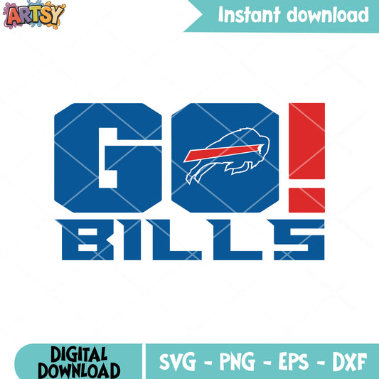 Bills american football svg, buffalo bills svg, nfl teams​ svg