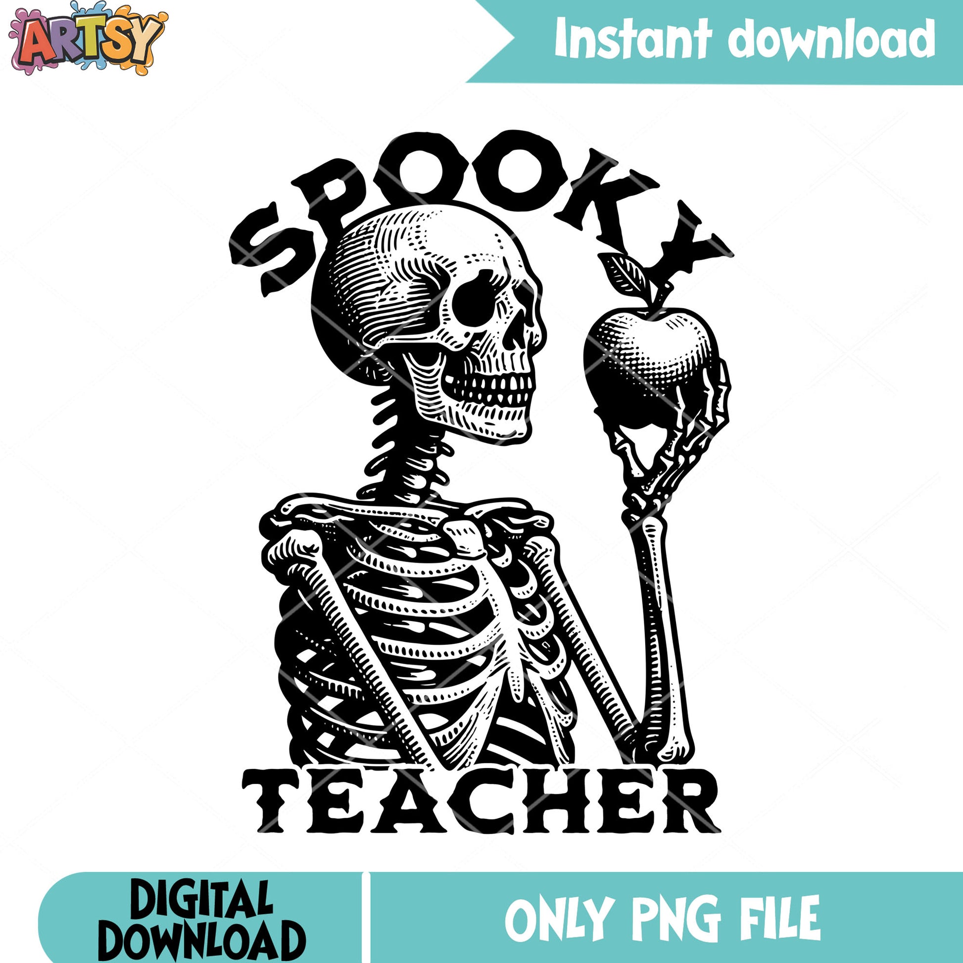 Black and white art​ png, skeleton costume png, scary halloween png