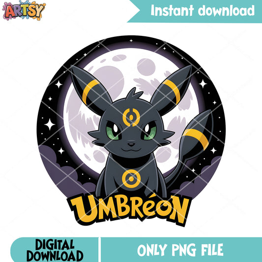 Black pokemon umbreon png, pokemon umbreon png, pokemon poster png