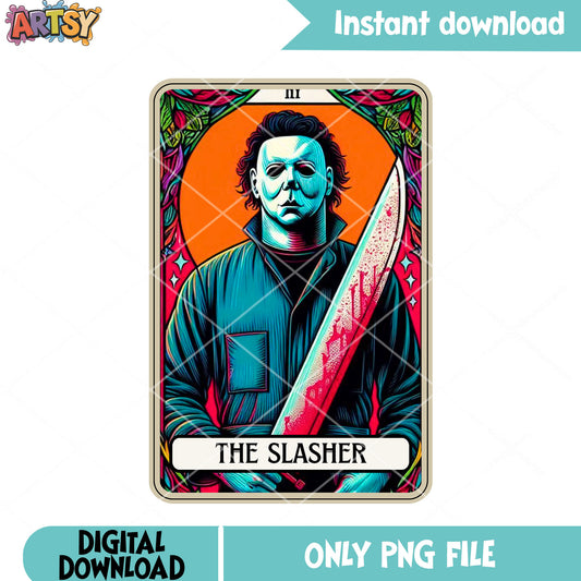 Bloody knife killer serial png, michael myers png, halloween movie png
