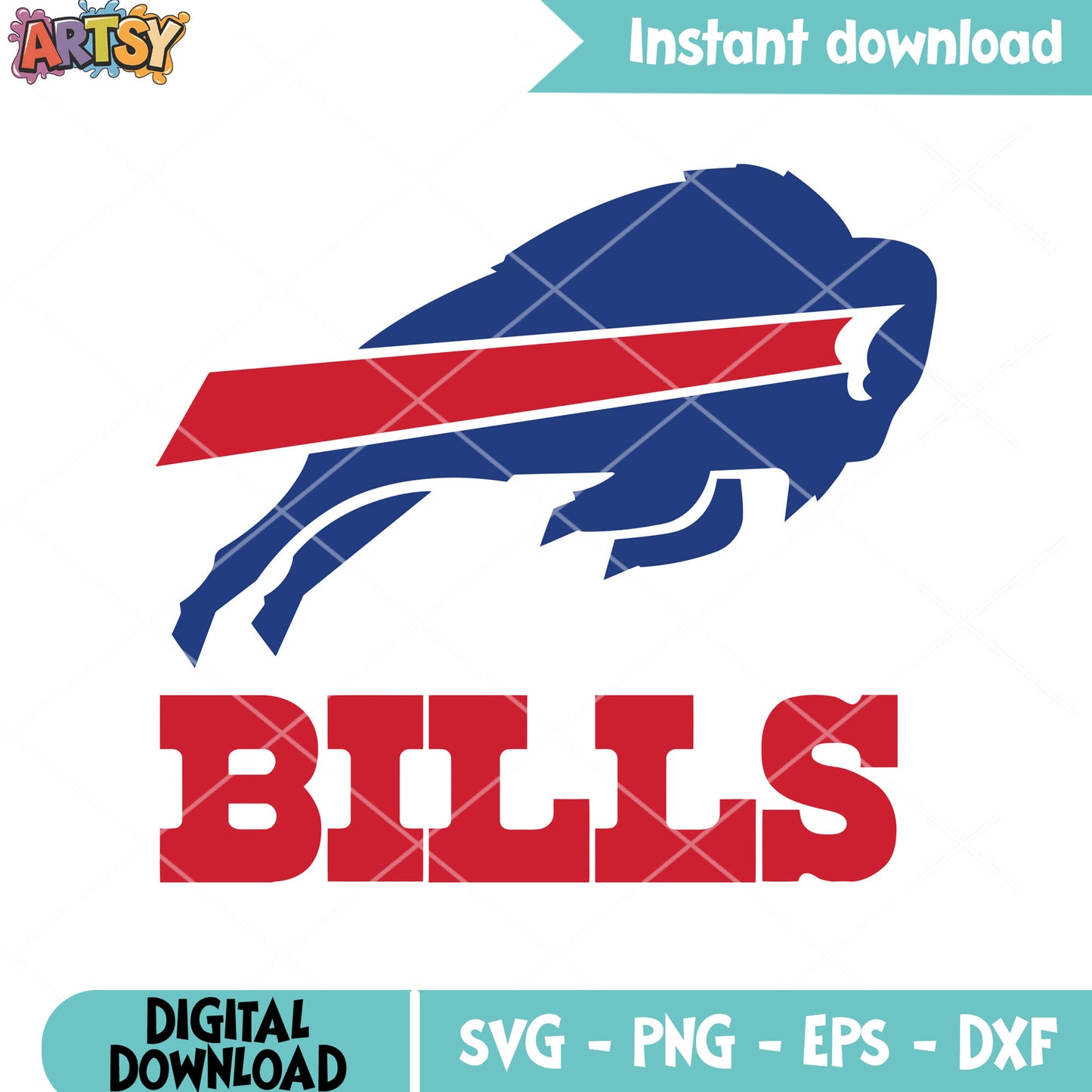 Blue Buffalo svg, nfl football teams svg, buffalo bills​ svg