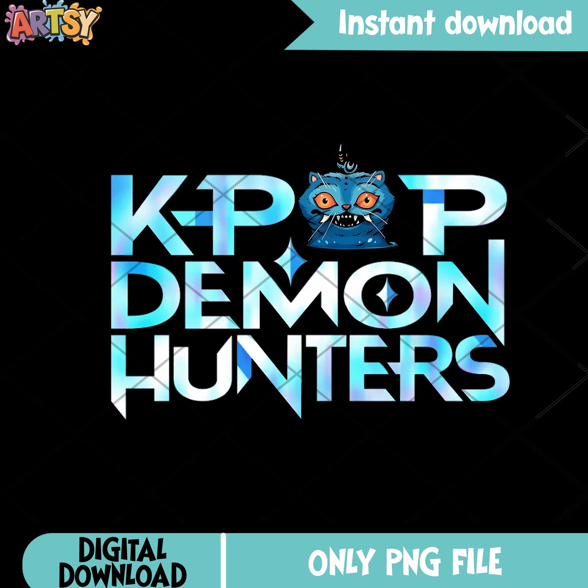 Blue pet of jinu png, kpop demon hunters png, derpy tiger png
