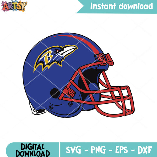 Blue scum cap raven svg, baltimore raven svg, afc north svg