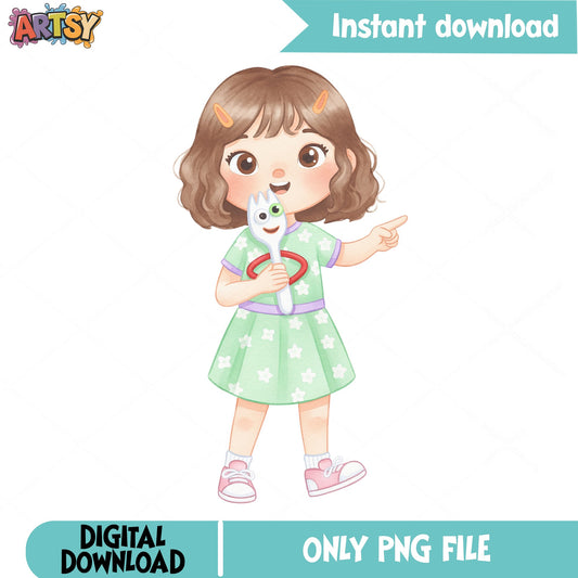 Bonnie And Forky Toy Story PNG, Disney Pixar PNG, Toy Story PNG