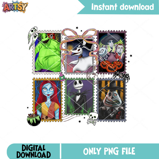 Boogie nightmare friends png, jack skellington png, halloween nightmare png