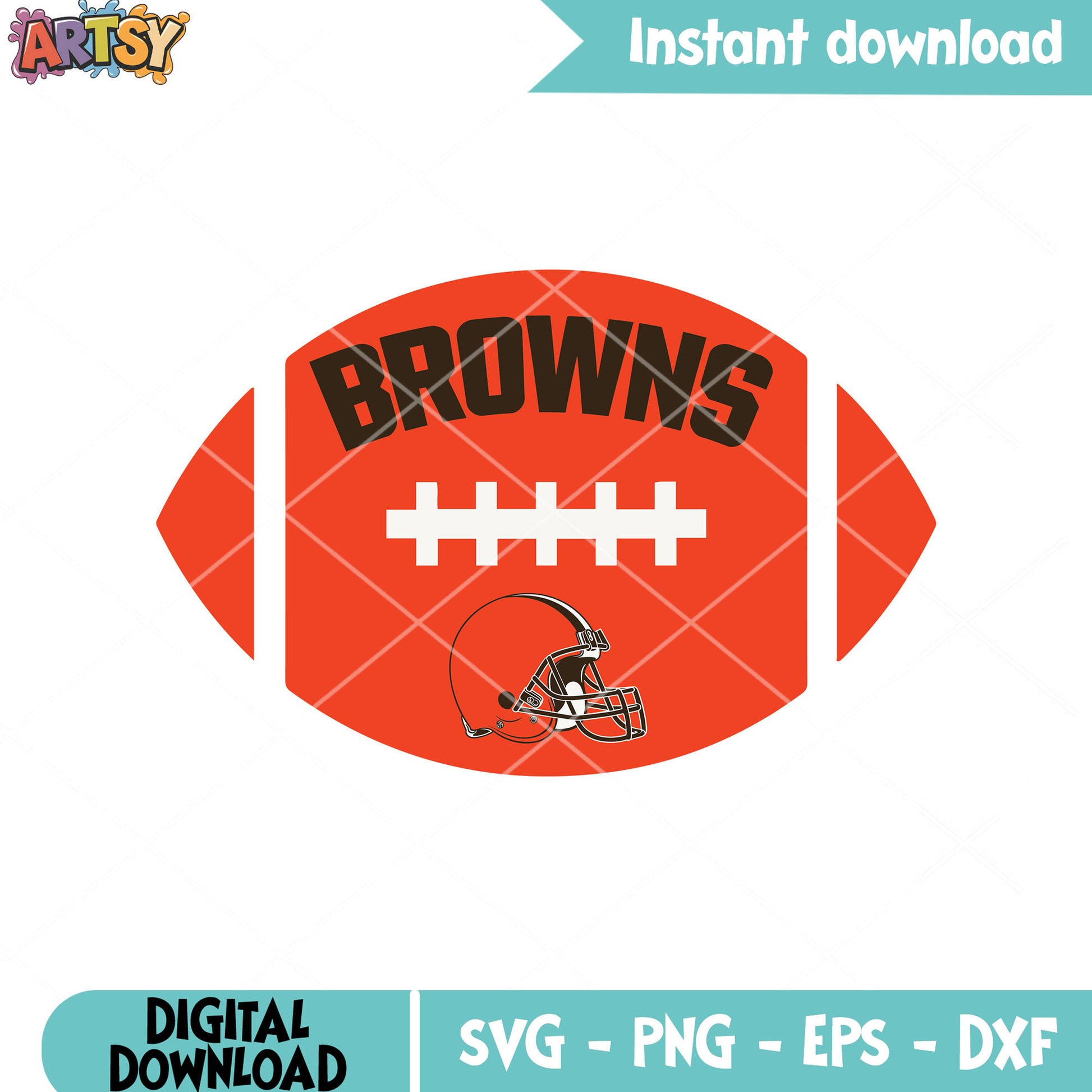 Brown ball rugby svg, huntington bank field​ svg, cleveland browns svg