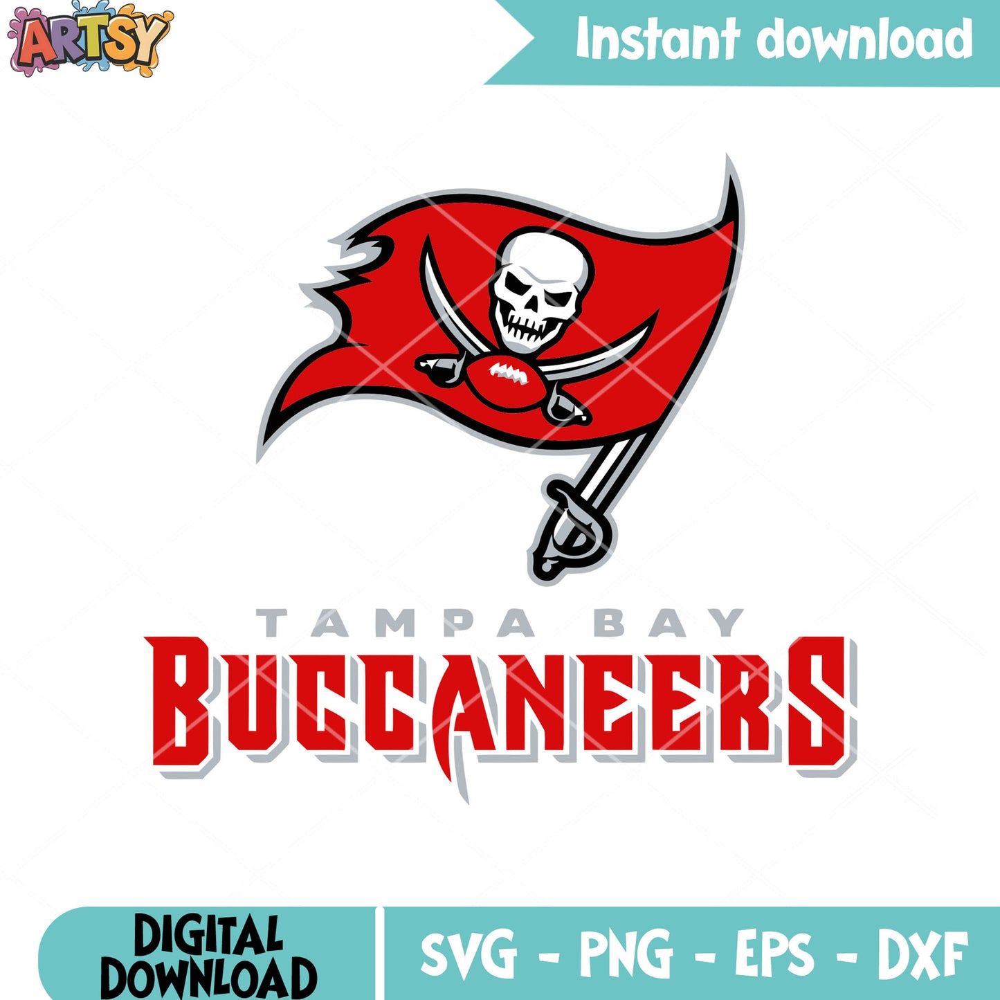 Buccaneer pirate football svg, tampa bay buccaneers svg, NFC South svg