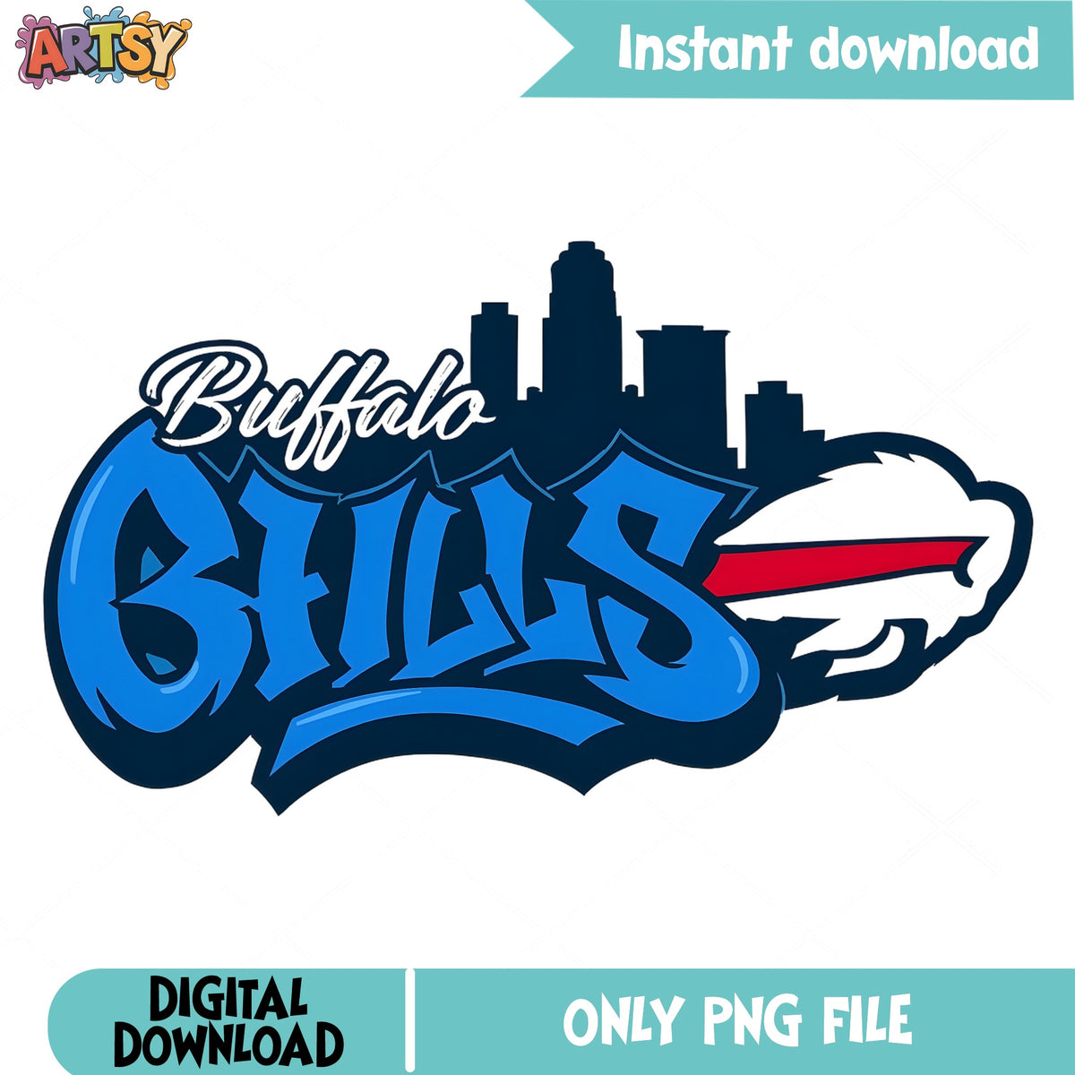 Buffalo Bills PNG, NFL Football Team Clipart, Bills PNG
